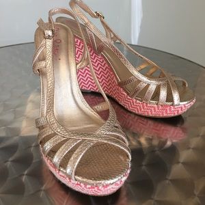 Lily Pulitzer wedge heels